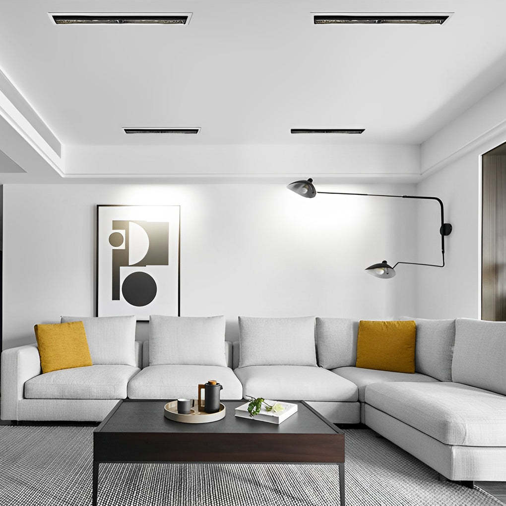Recessed Long Strip LED Anti-Glare Wall Washer Spotlight