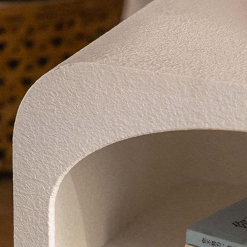Minimalist Rounded Density Panel Nightstand