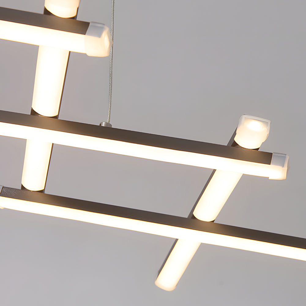Retractable Dimmable Remote Control LED Pendant Light