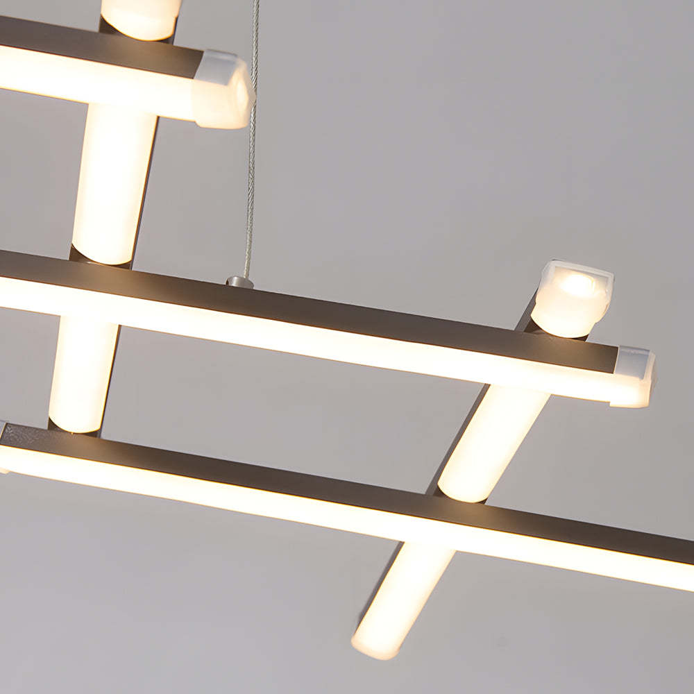 Retractable Dimmable Remote Control LED Pendant Light