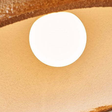 Japanese Matte Resin Dome Pendant Light