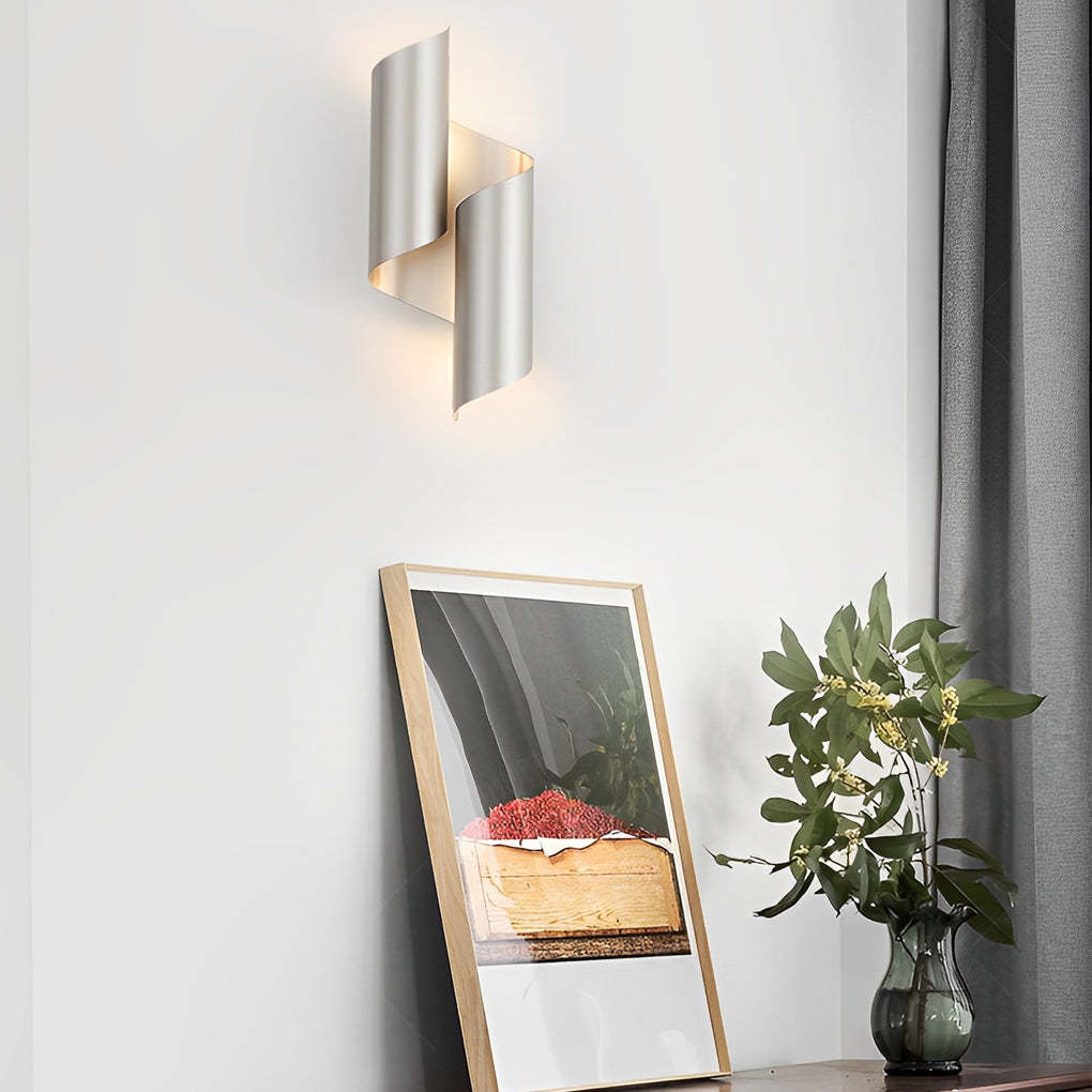 2pcs Symmetrical Creative Up And Down Lighting Modern Wall Light Fixture-Lighom