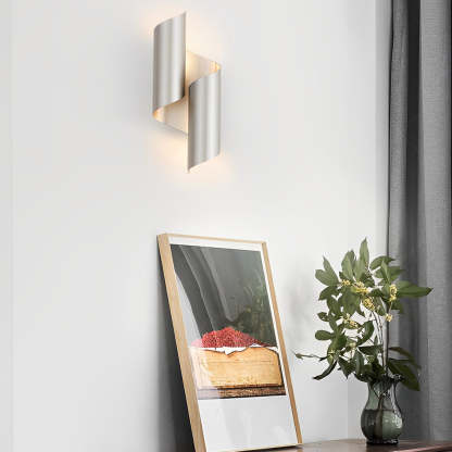2pcs Symmetrical Creative Up And Down Lighting Modern Wall Light Fixture-Lighom