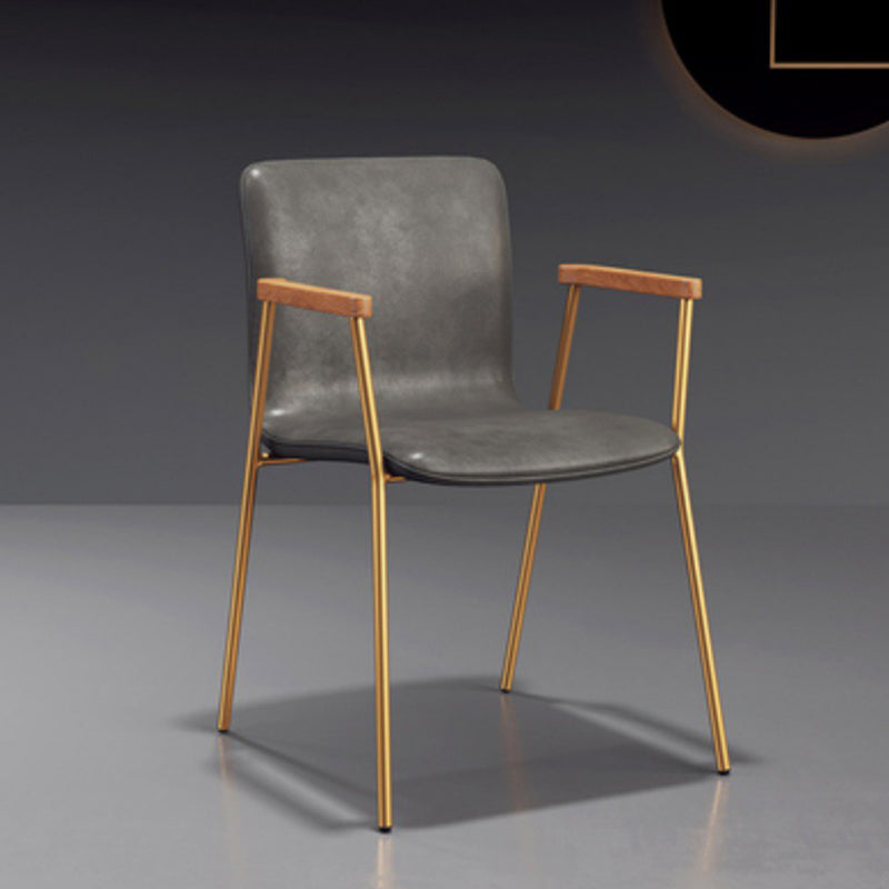 Faux Leather Upholstered Dining Chair