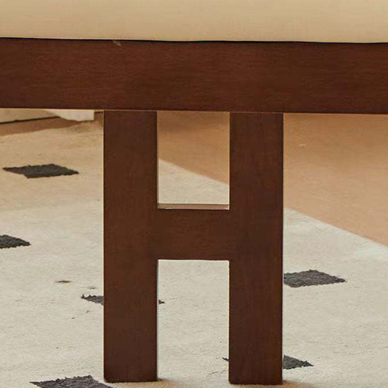 Scandinavian Bent Leather Wood Dining Armchair