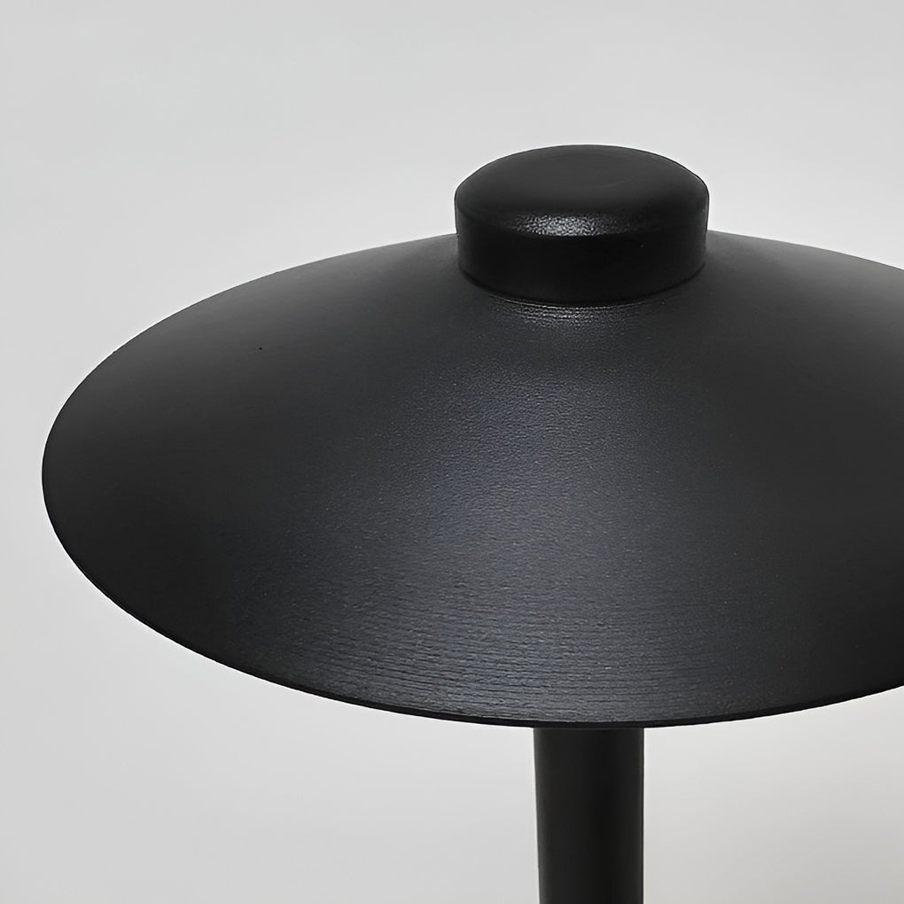 Mushroom Shaped Waterproof 7W LED Black Modern Outdoor Path Lights-Lighom