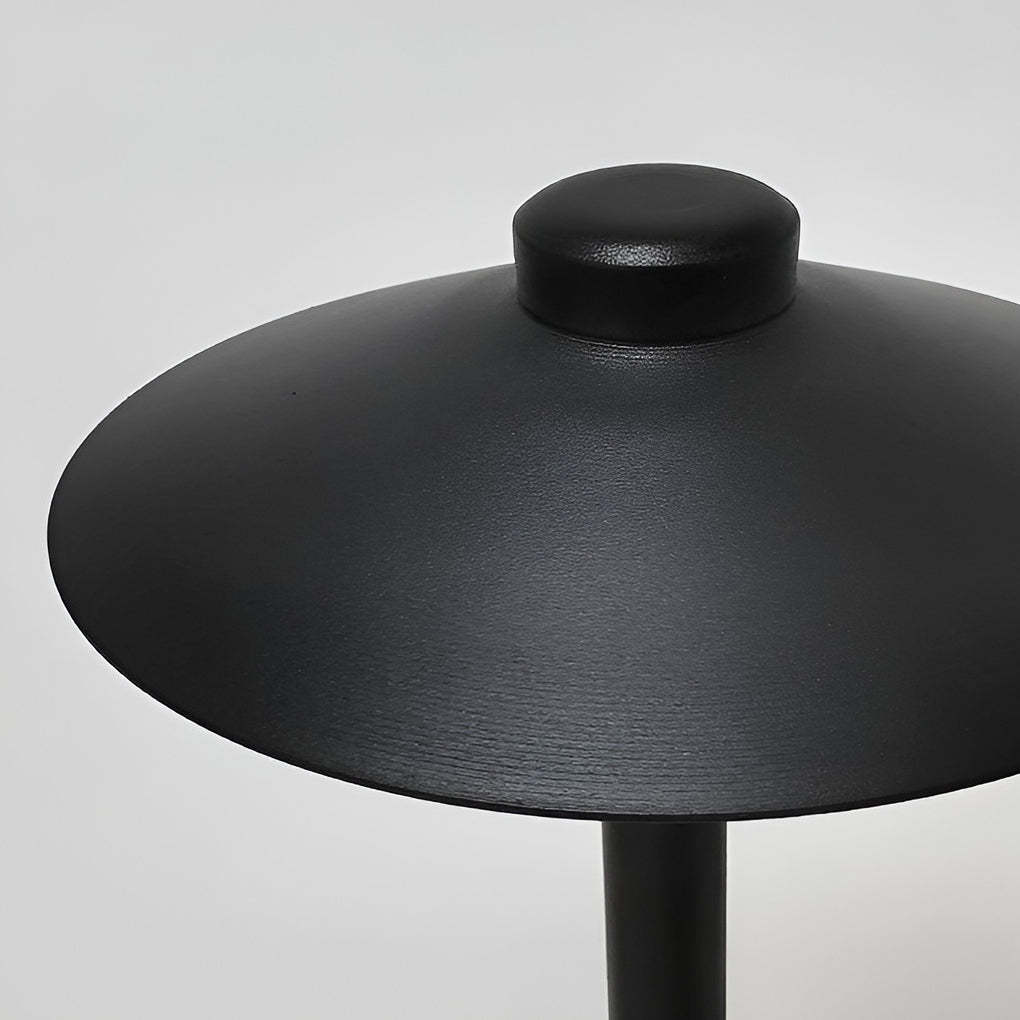 Mushroom Shaped Waterproof 7W LED Black Modern Outdoor Path Lights-Lighom