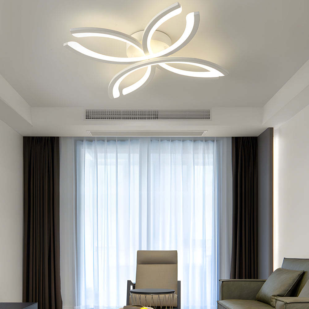 Flower-Shaped Flush Mount Ceiling Light