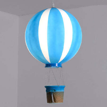 Scandinavian Hot Air Balloon Iron Acrylic Pendant Light