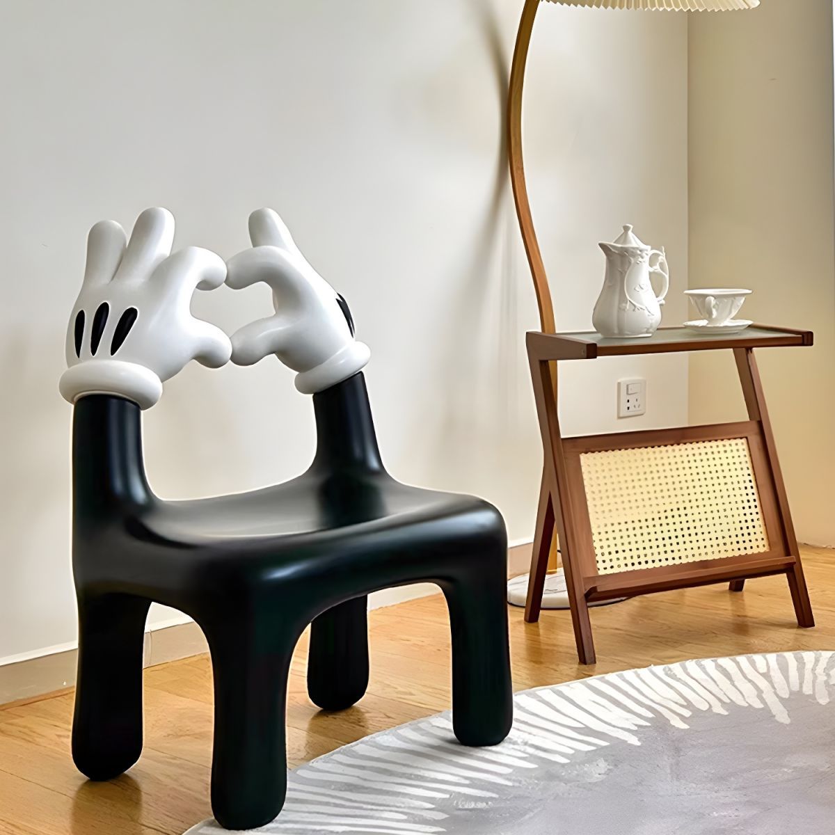 Lighom childlike resin fabric accent chairs for living room
