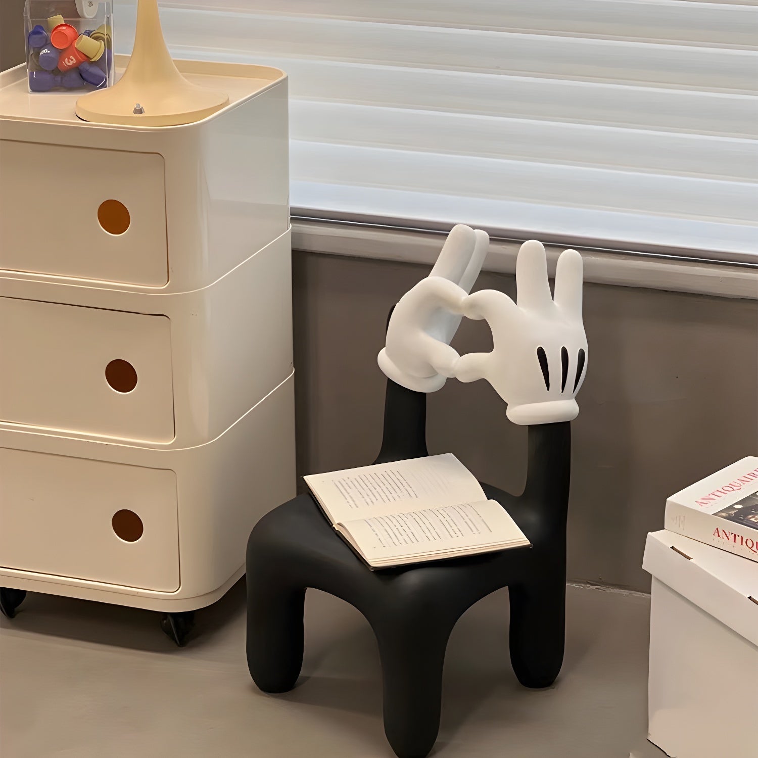 Childlike Resin Chair — Black
