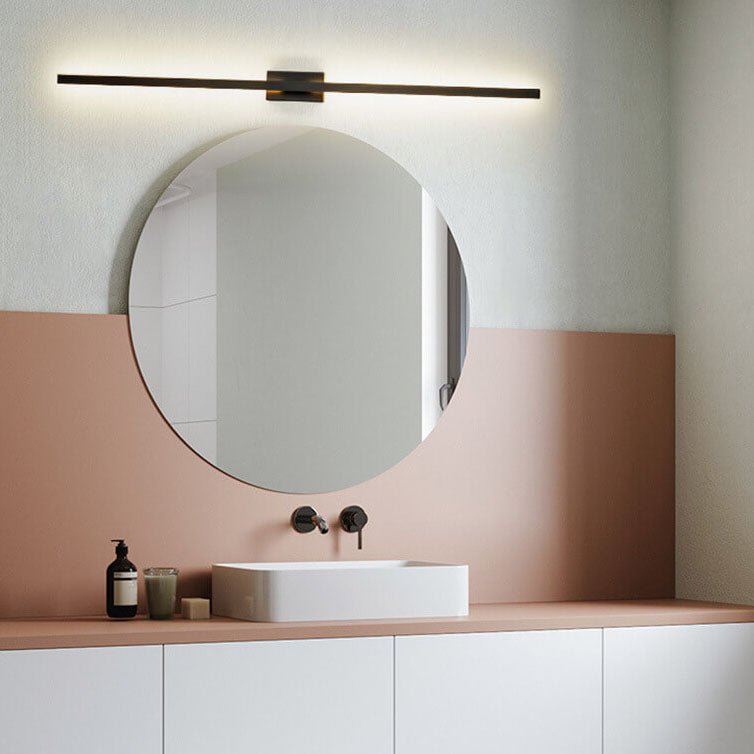 Nordic front mirror brass wall sconces — 23.62" / 220V-240V (UK/AU)