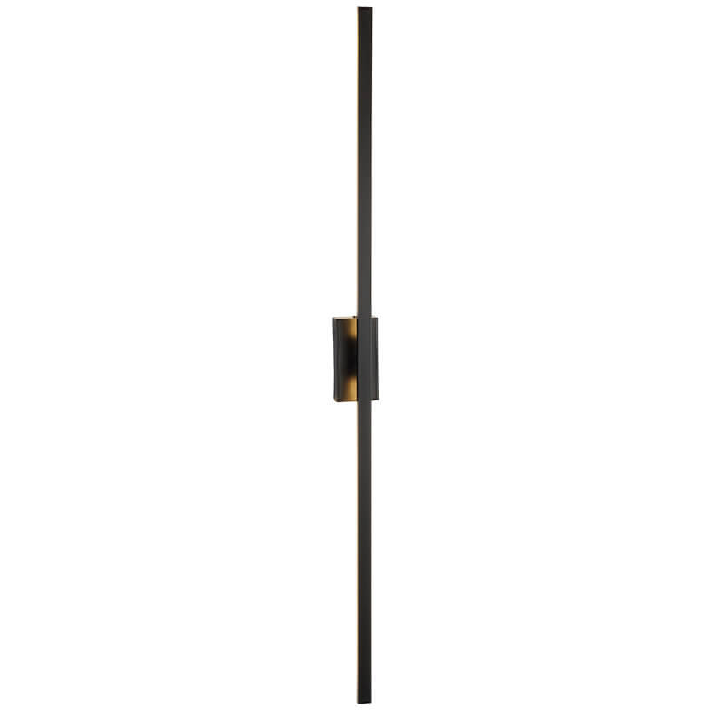 Nordic Black Linear LED Mirror Front Wall Sconce