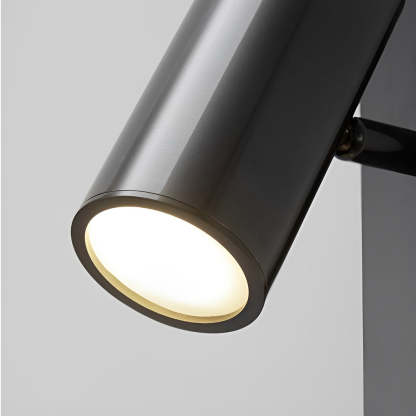 Long Strip LED Three Step Dimming Wall Lamp with Adjustable Spotlight-Lighom
