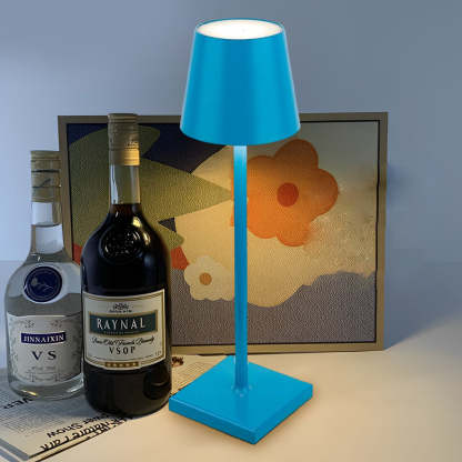Top Hat Aluminum Rechargeable Portable Touch-Control Table Lamp-Lighom