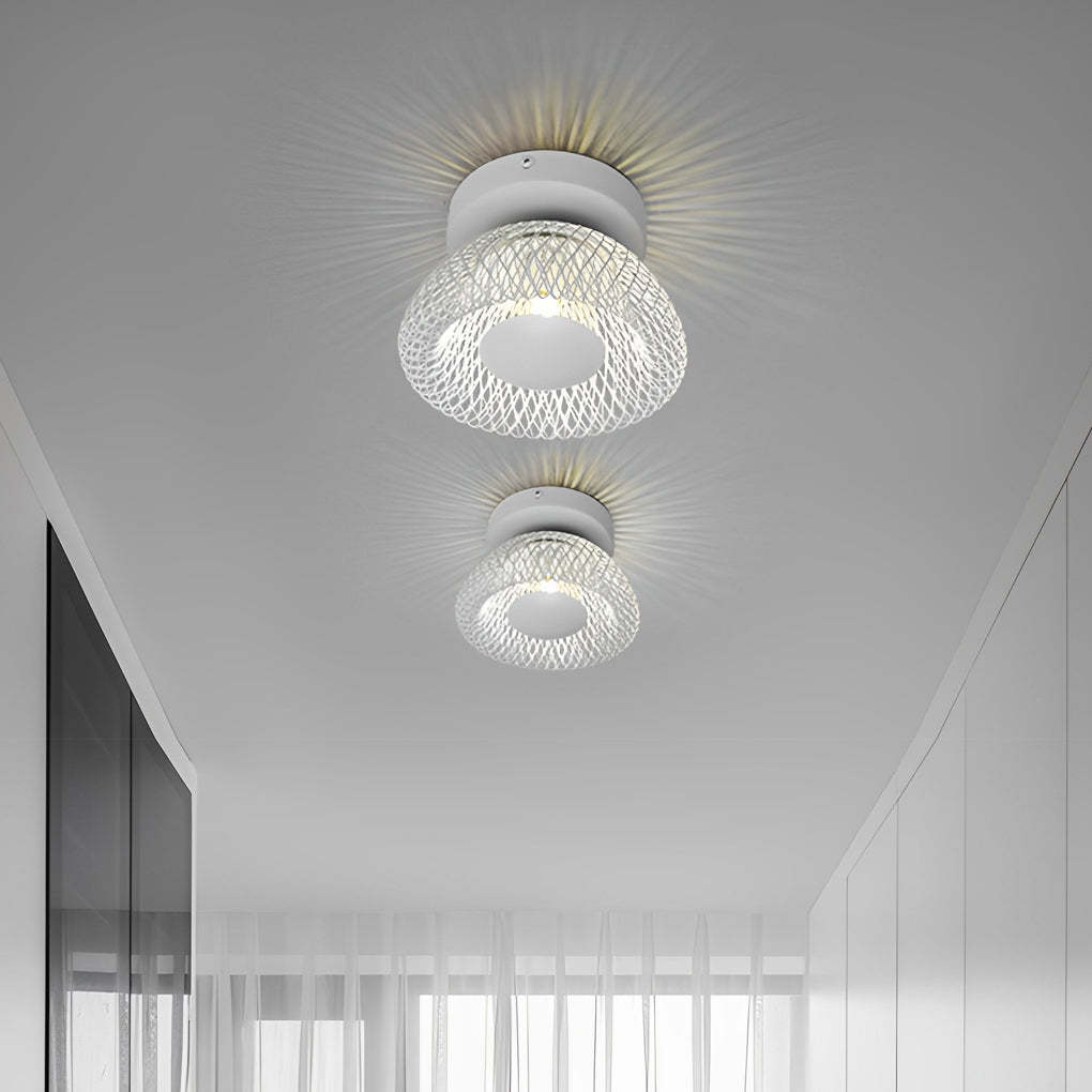 Artistic Circular Nest Grid LED Modern Wall Sconce