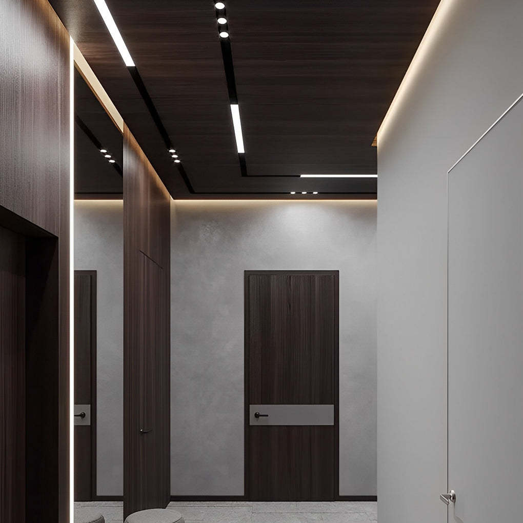 Mini Recessed Invisible LED Strip Lights Under Cabinet Lighting Linear Lights-Lighom