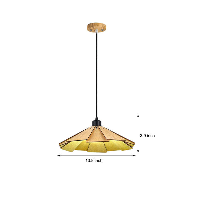Wood Japanese Wabi-Sabi Retro Nordic Dining Chandelier