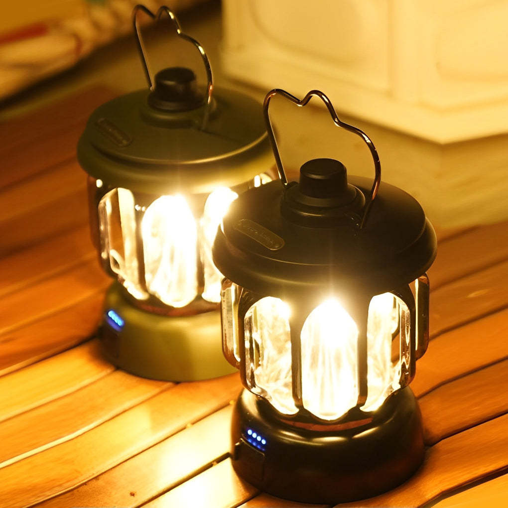 Portable Multi-function LED Waterproof Rechargeable Outdoor Lanterns-Lighom