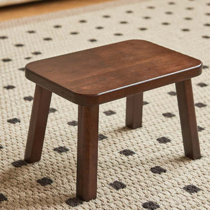 Minimalist PU Leather Solid Wood Chair