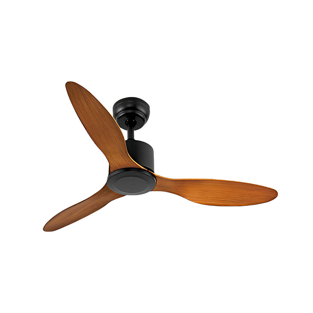 3-Blade Mute Dimmable LED Remote Modern Fan