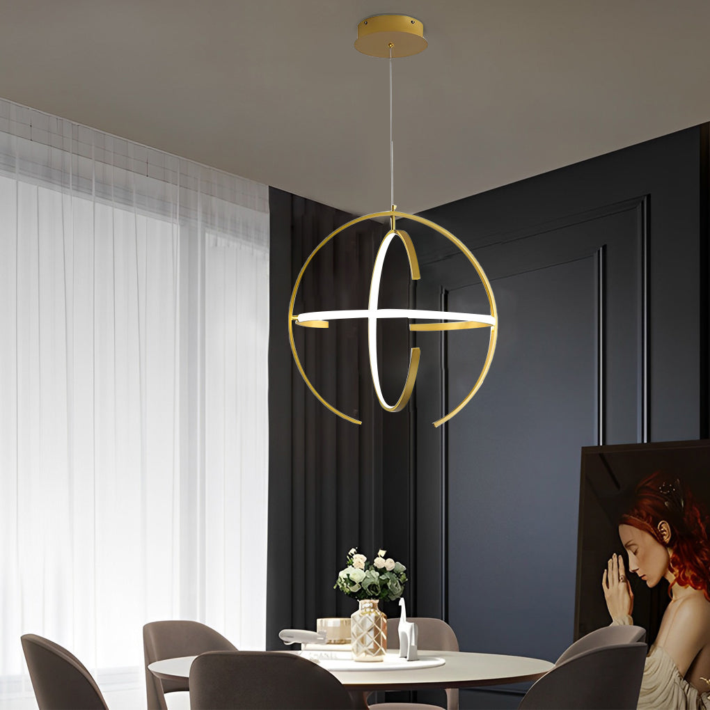 Adjustable Ring LED Nordic Kitchen Pendant