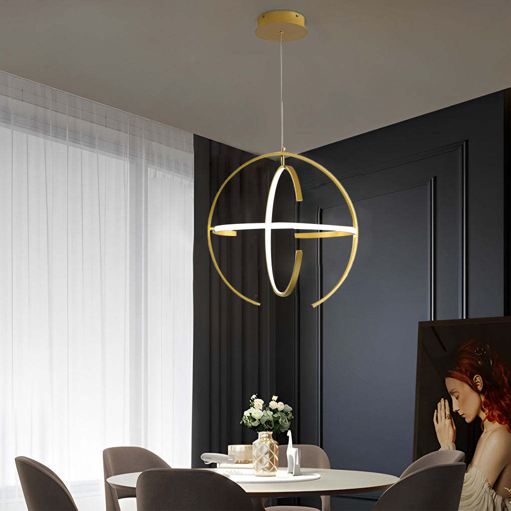 Adjustable Ring LED Nordic Kitchen Pendant