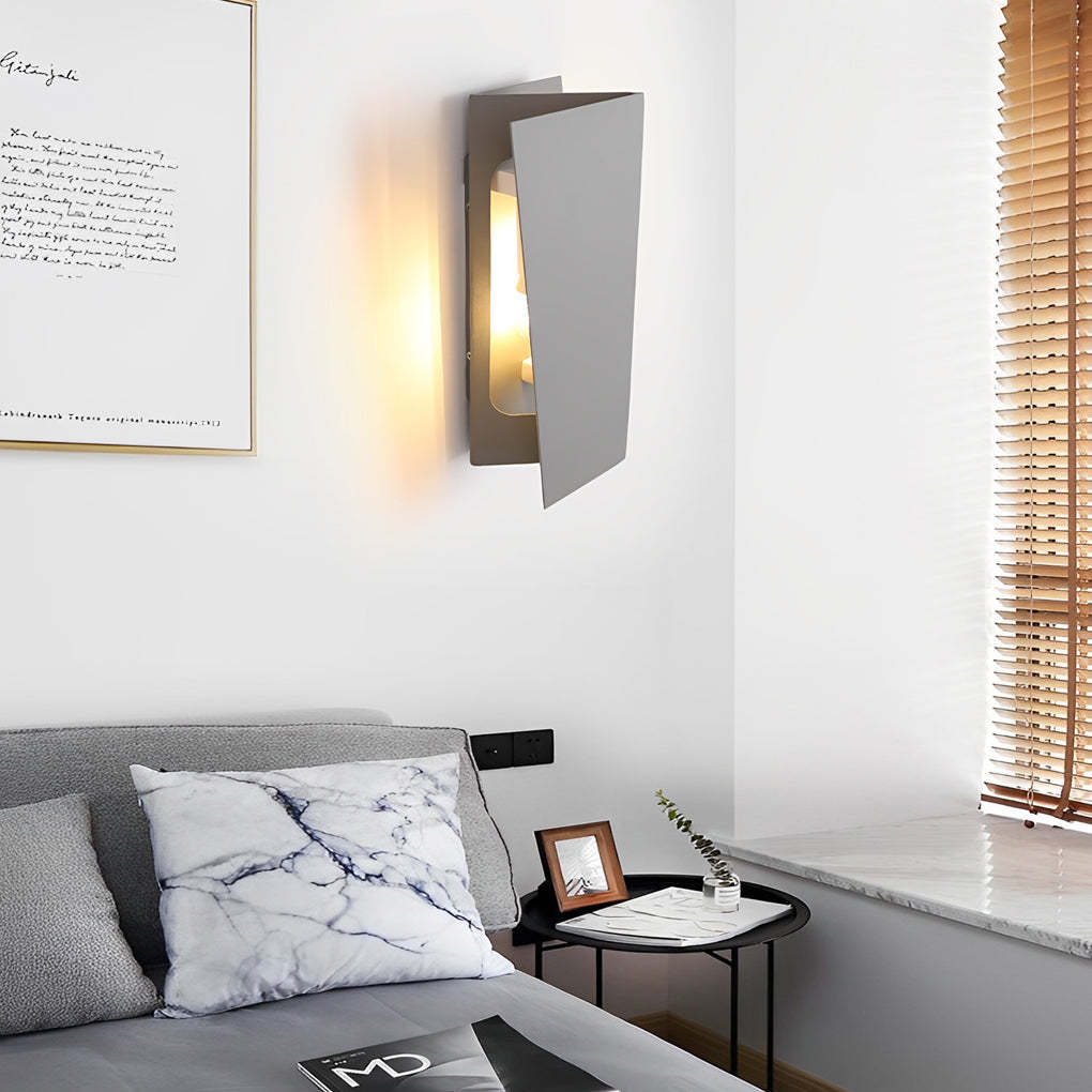 Folding Rectangular Iron LED Up Light
