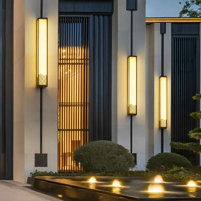 Vintage Waterproof Stainless Steel Brown Wall Lamp Exterior Lights-Lighom