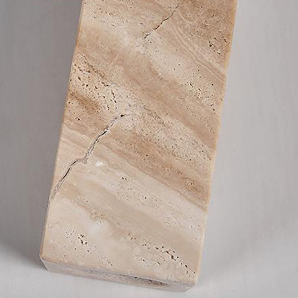 Japanese Long Strip Yellow Travertine Sconce