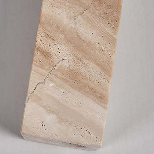 Japanese Long Strip Yellow Travertine Sconce