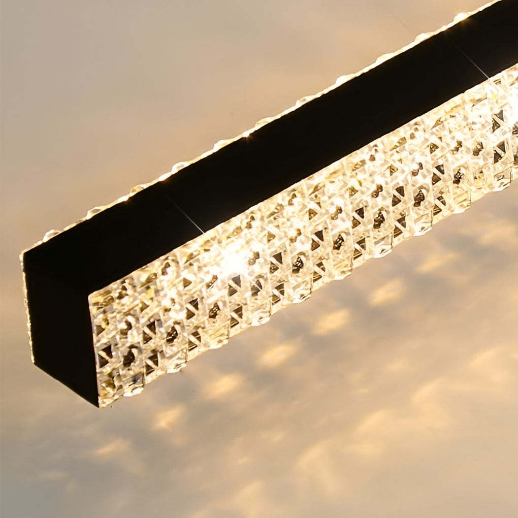 41-Inch Long Linear Acrylic Brilliant Sword LED Wall Sconce-Lighom