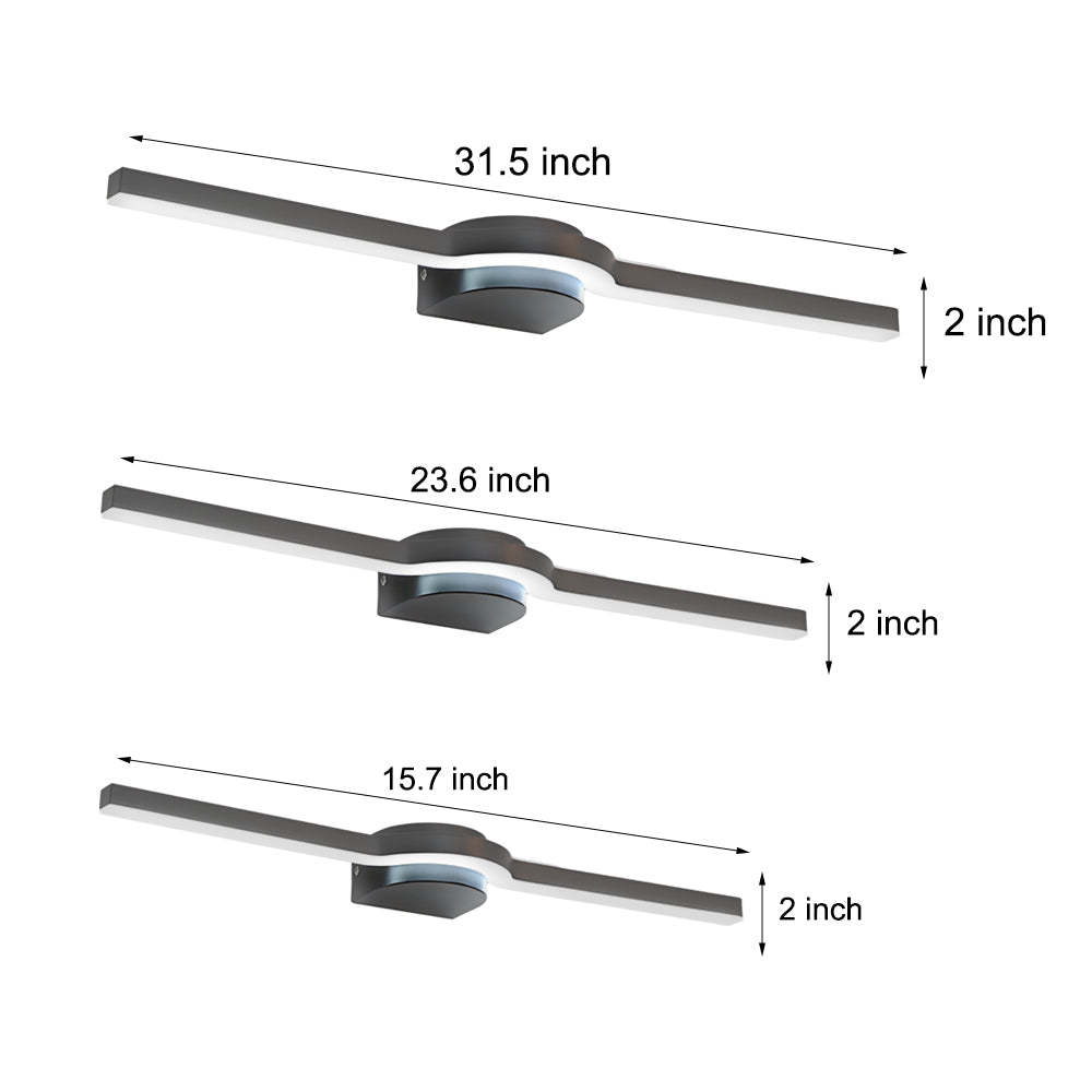 Curved Modern LED Bathroom Vanity Light