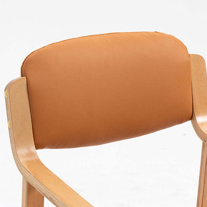 Modern Fabric Wood Dining Chair