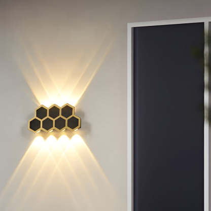 Beehive-shaped LED Up and Down Lights Waterproof Modern Wall Washer Light-Lighom