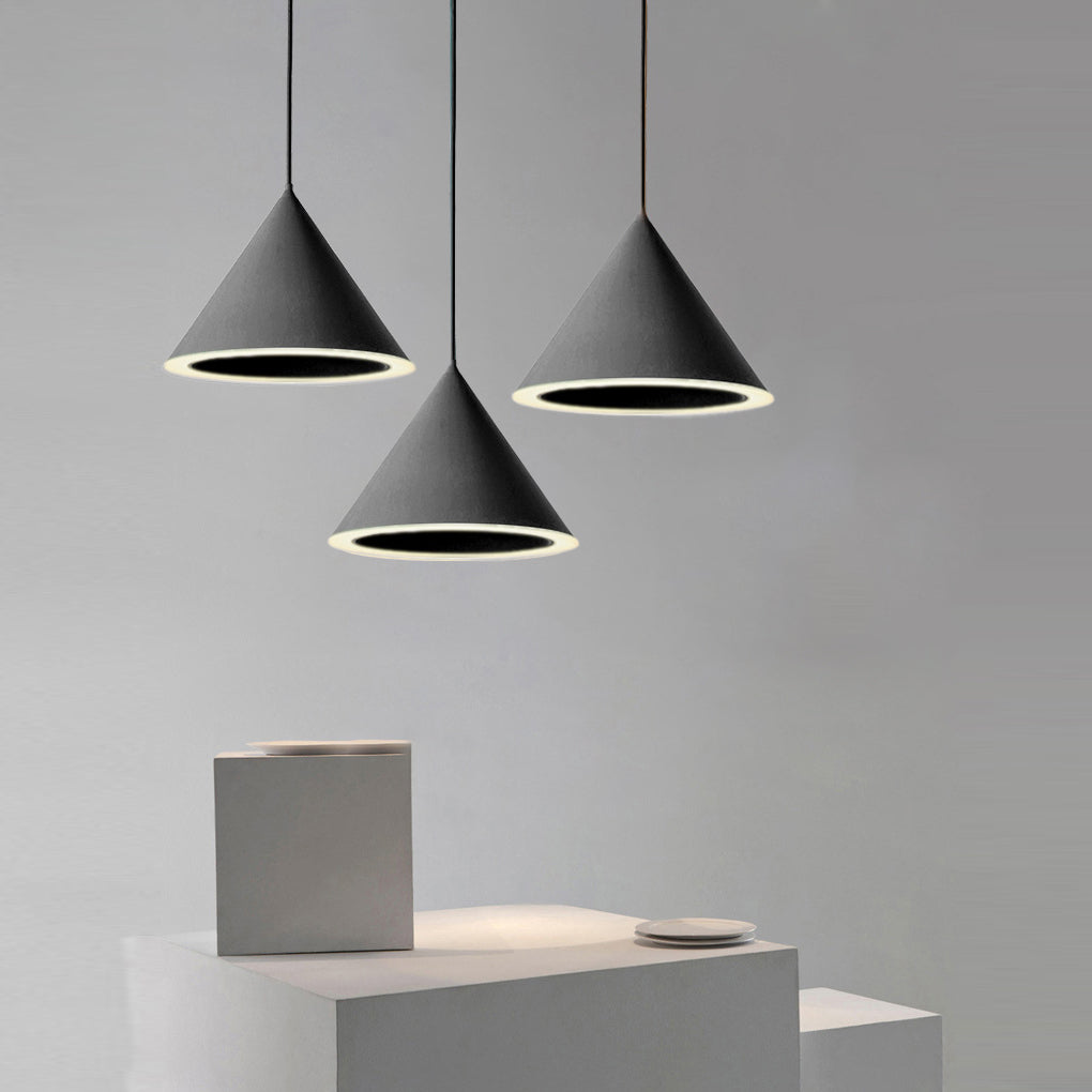 Minimalist Conical LED Macaron Nordic Kitchen Island Pendant