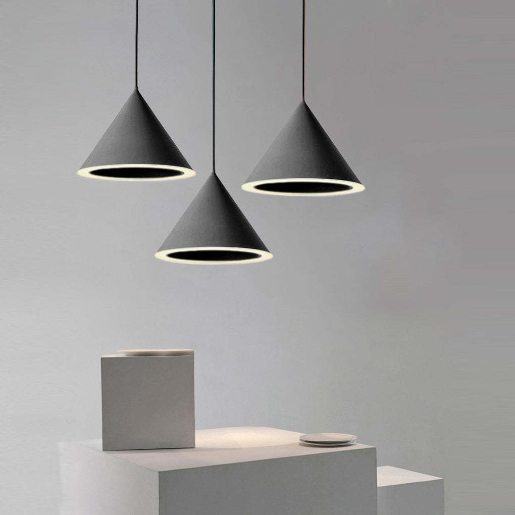 Minimalist Conical LED Macaron Nordic Kitchen Island Pendant