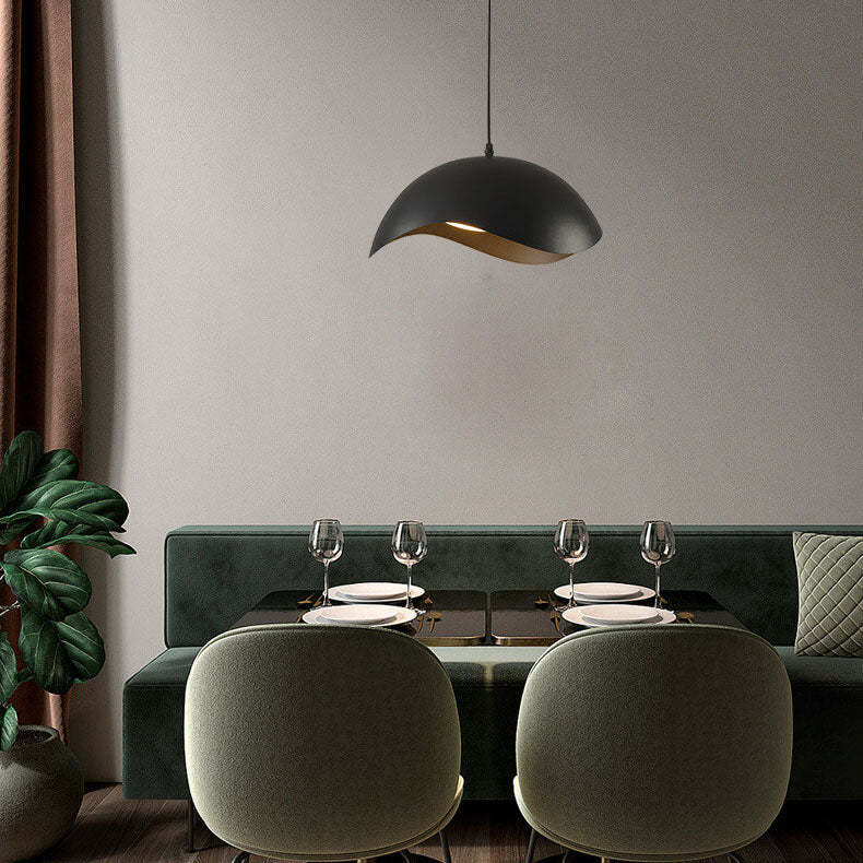 Nordic Minimalist Dome Wave LED Pendant Light
