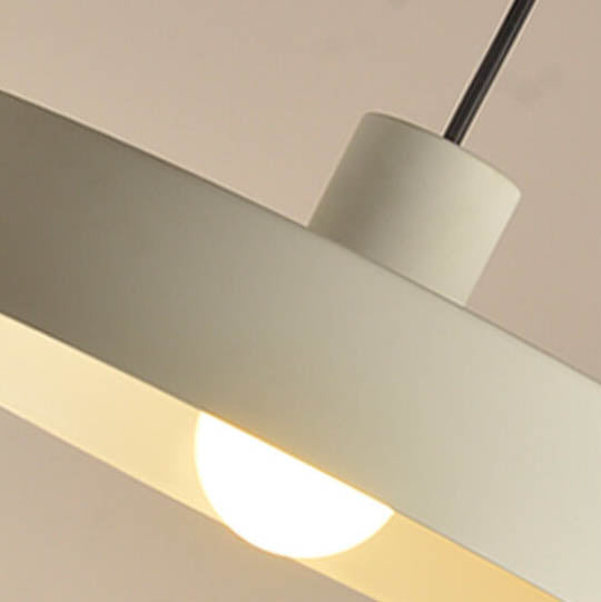 Minimalist Aluminum Disc Pendant Light
