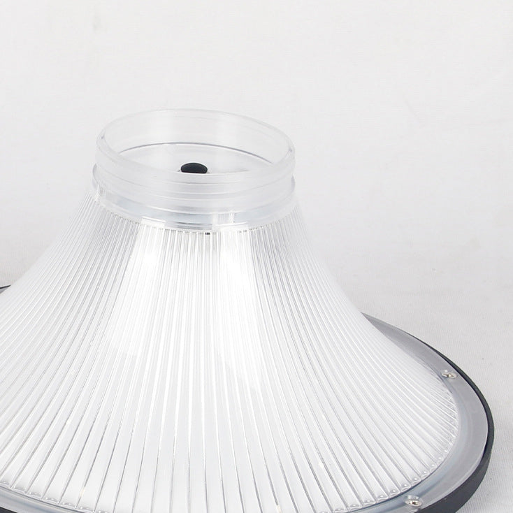 Minimalist Solar Round Ground Aluminum LED Light