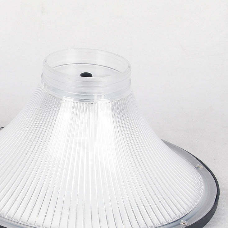Minimalist Solar Round Ground Aluminum LED Light