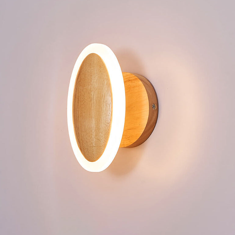 Minimalist Log Oval LED Ceiling Light