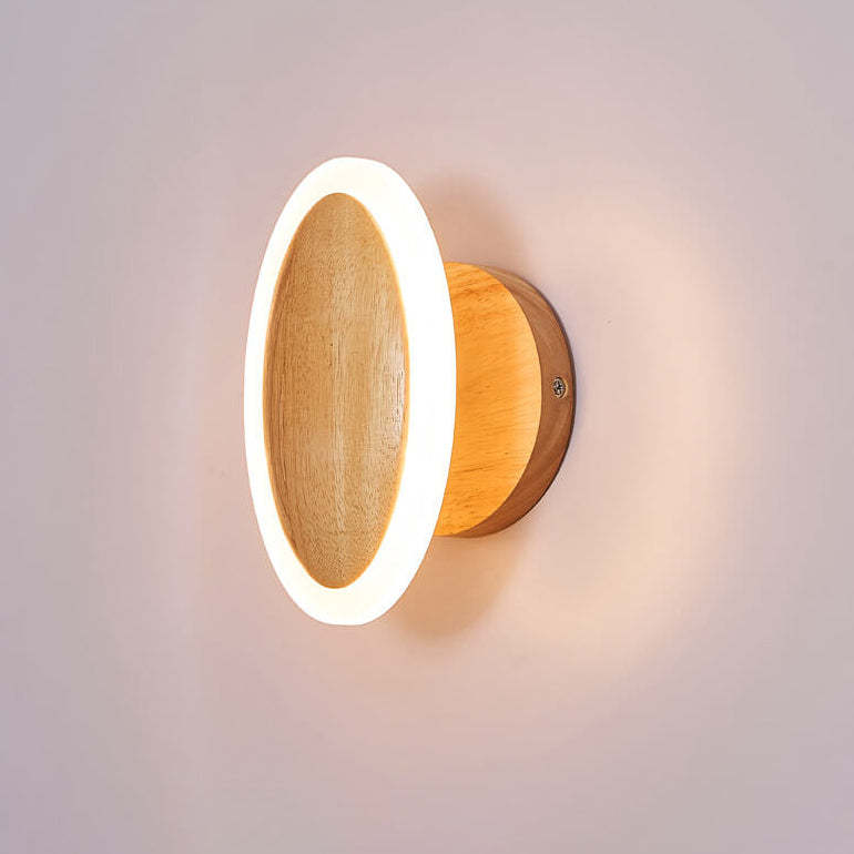 Minimalist Log Oval LED Ceiling Light