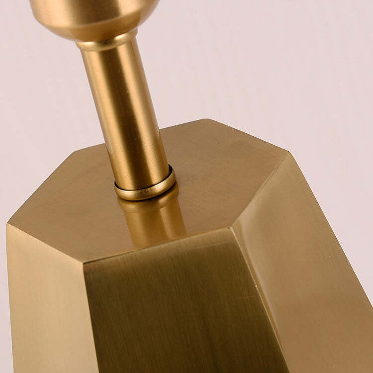 Luxury Art Fabric Metal Geometric Lamp