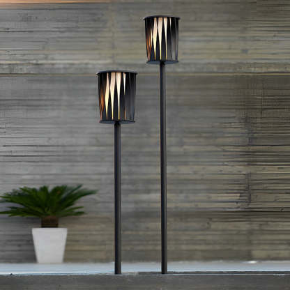 Ip65 Stainless Steel Floor Lamp with LED Outdoor Waterproof Landscape Lamp-Lighom