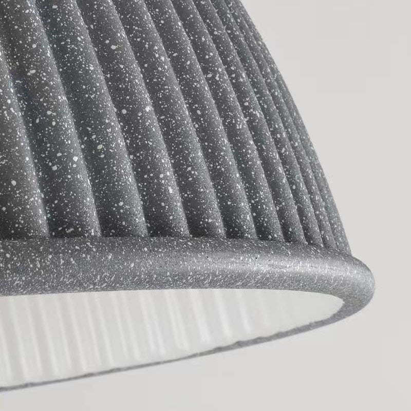 Scandinavian Resin Half Circle Stripe Pendant Light