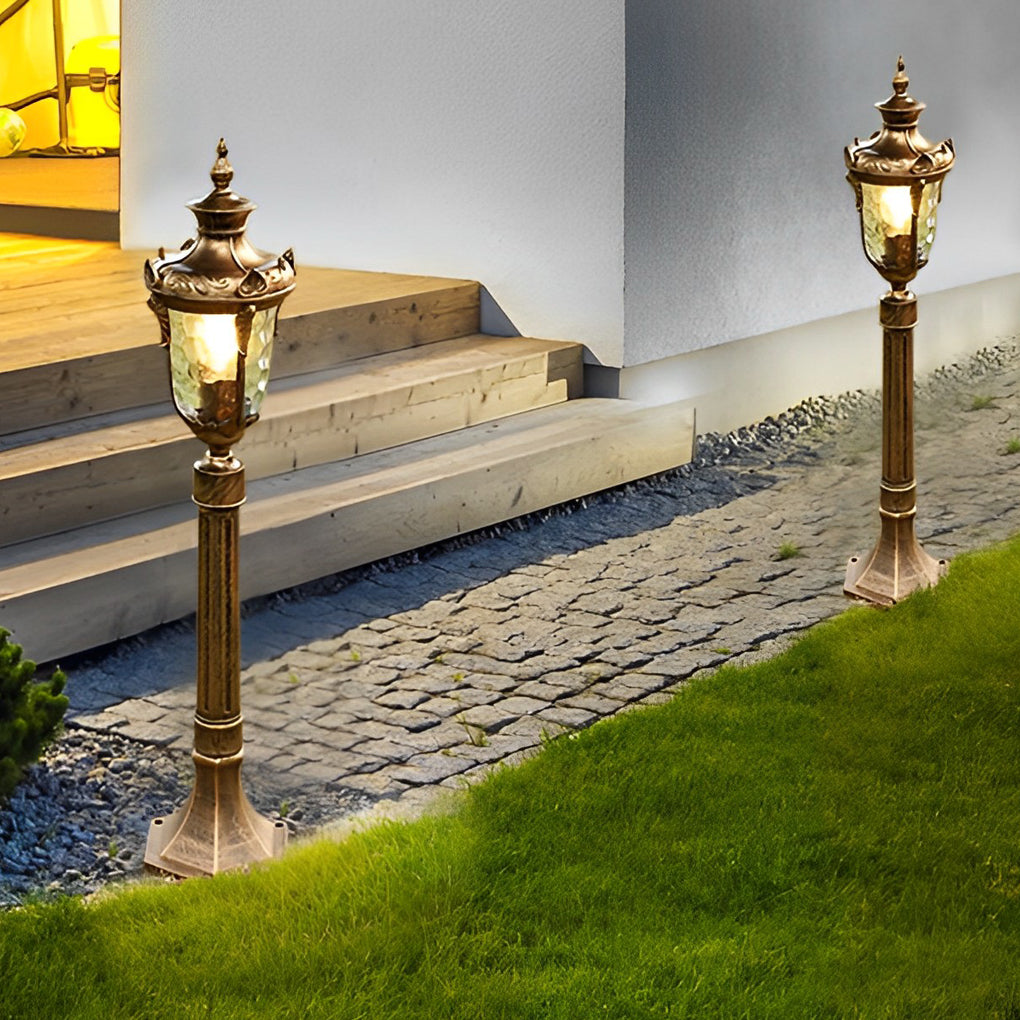 European-Style Waterproof Outdoor Lawn Lamp Elegant Pathway Lighting-Lighom