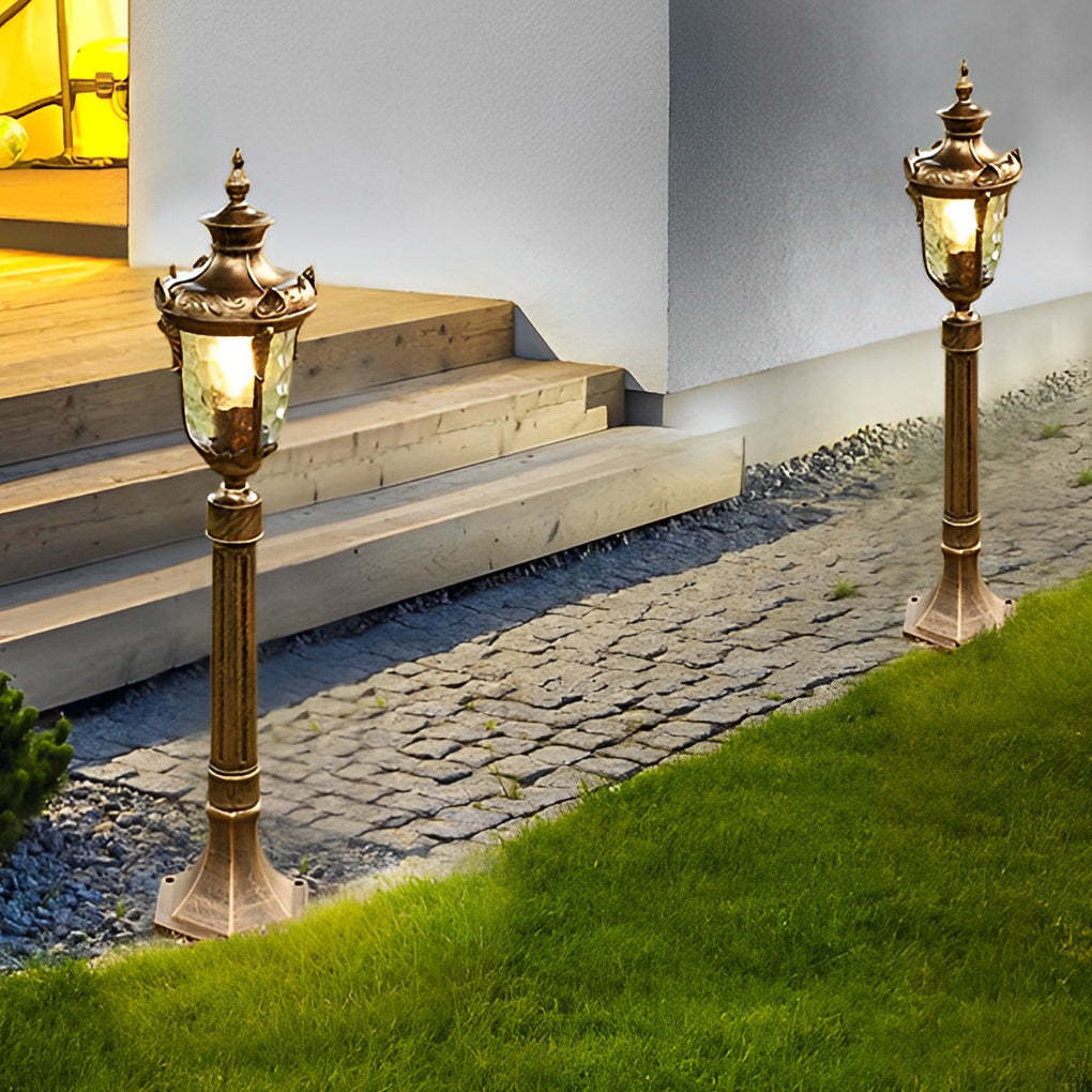 European-Style Waterproof Outdoor Lawn Lamp Elegant Pathway Lighting-Lighom