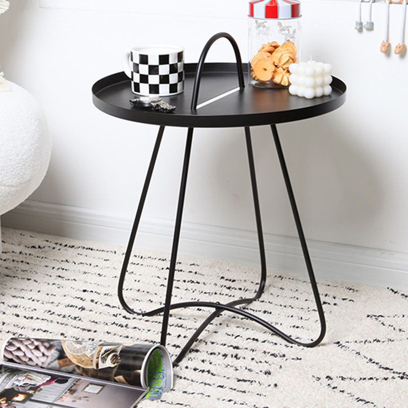 Minimalist Round Metal Coffee Table