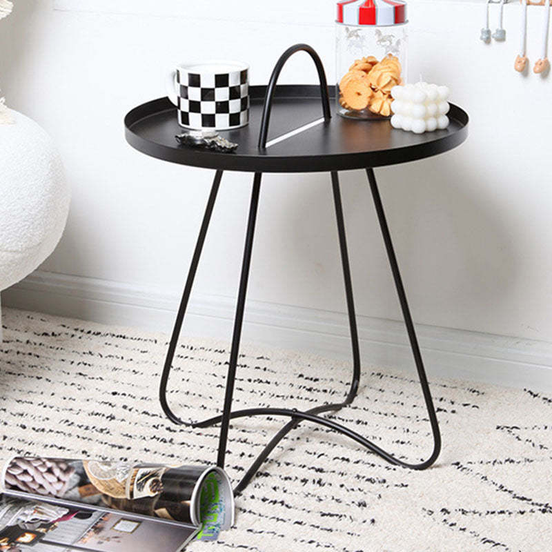 Minimalist Round Metal Coffee Table